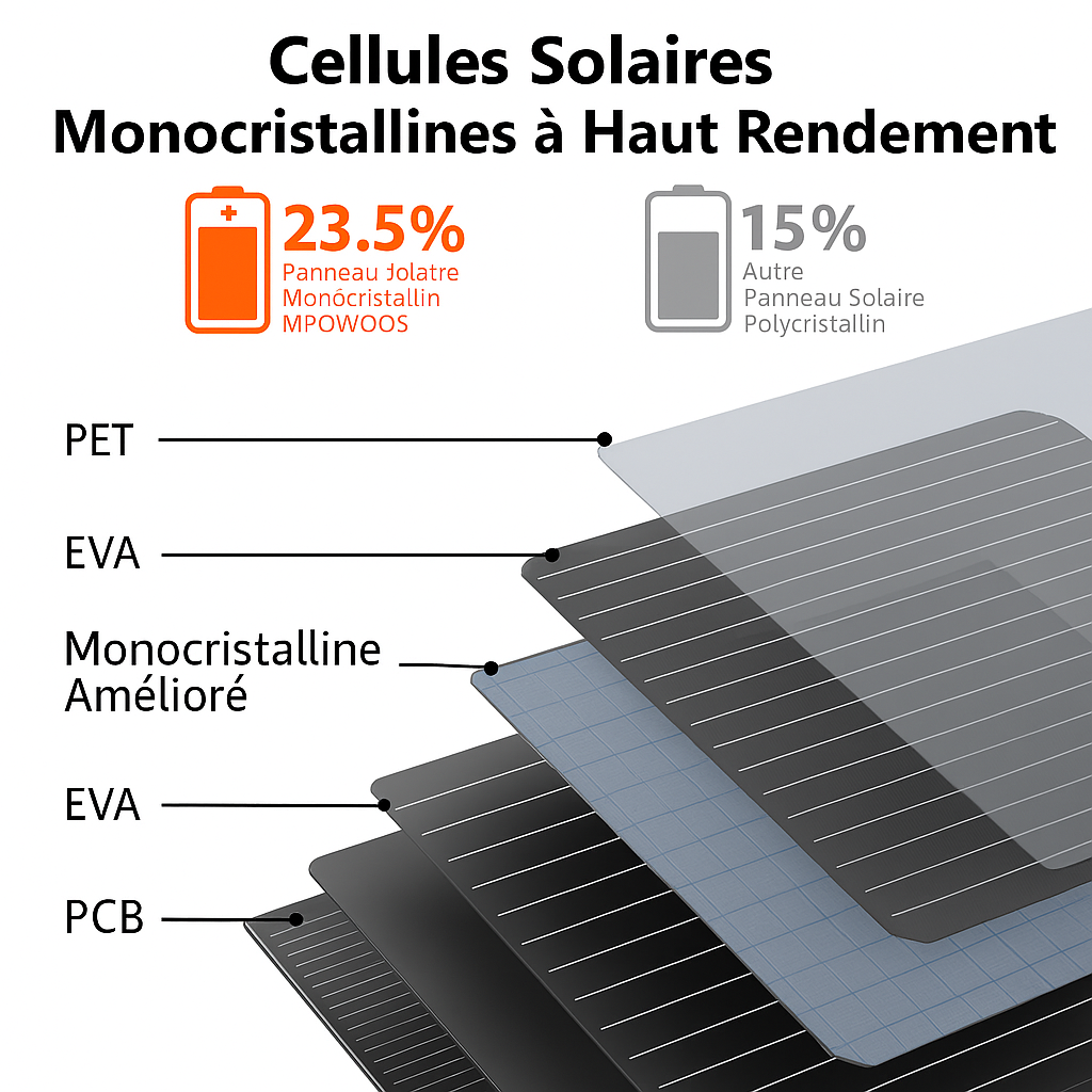 MHPOWOS 400W 220W 110W chargeur solaire Portable étanche pliable panneau solaire pour Camping RV jardin toit hors réseau système